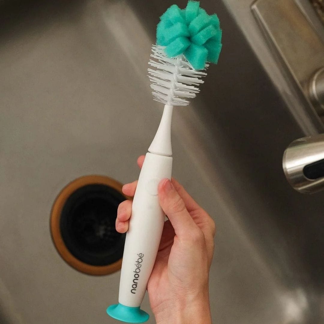 Nanobébé US E-Brush Electric Baby Bottle Brush