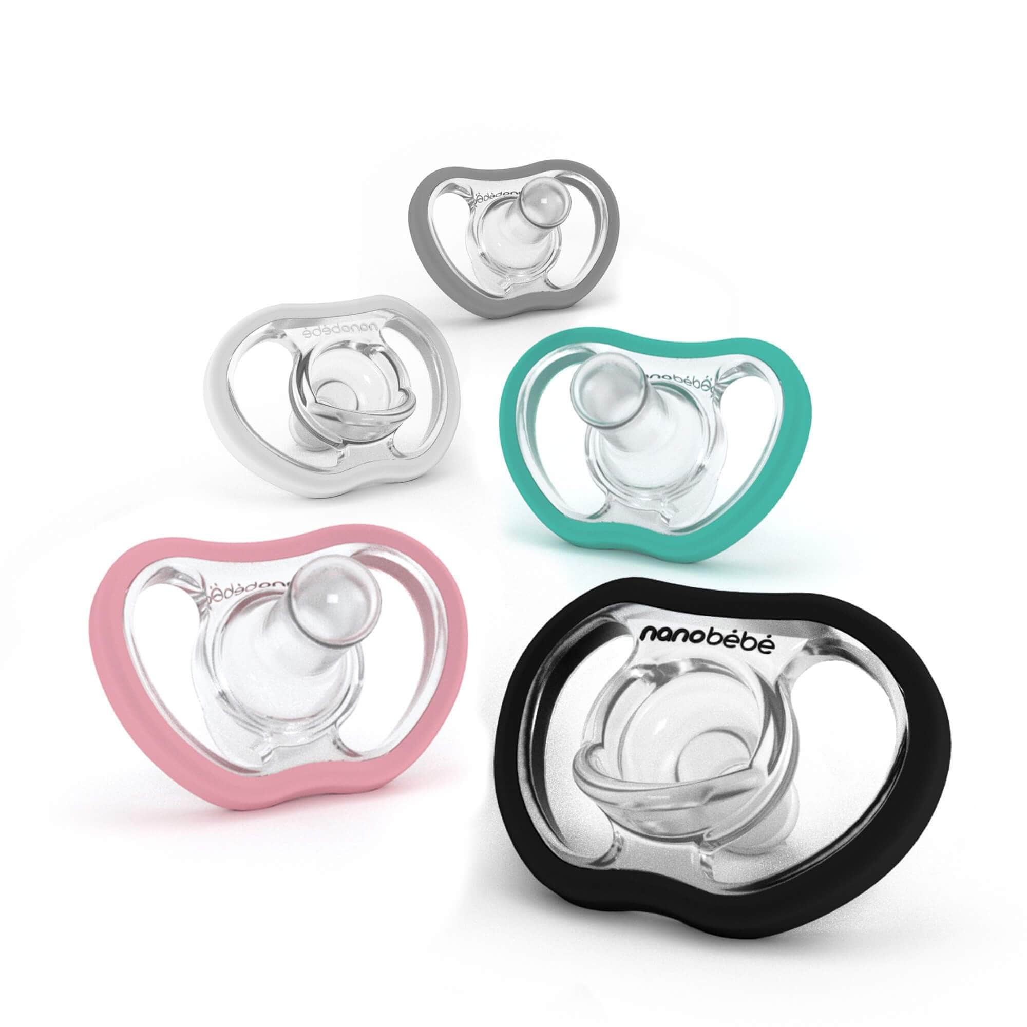 Nanobébé 100% Silicone Pacifiers