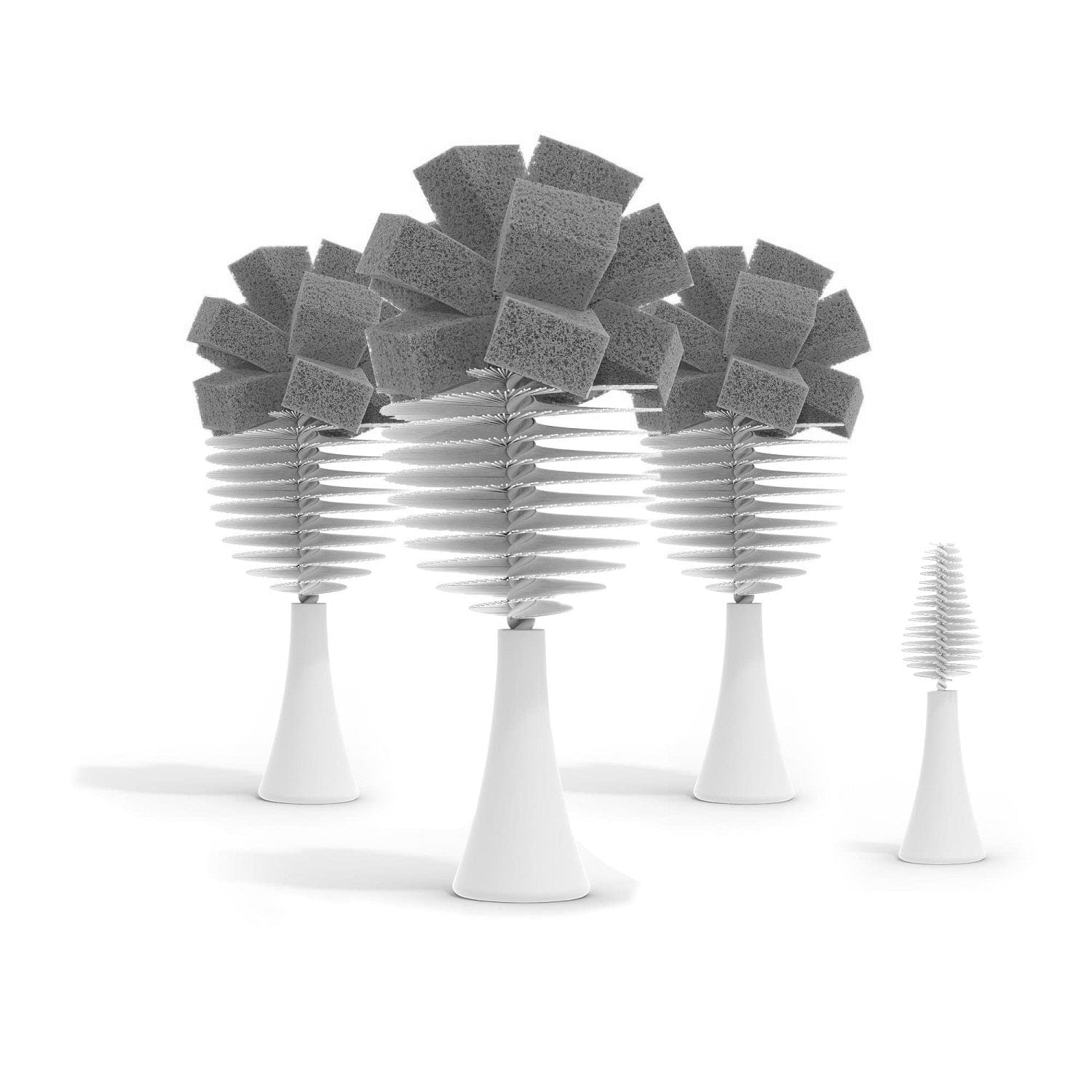Nanobébé US Grey Multi-Pack Replacement Brush Heads